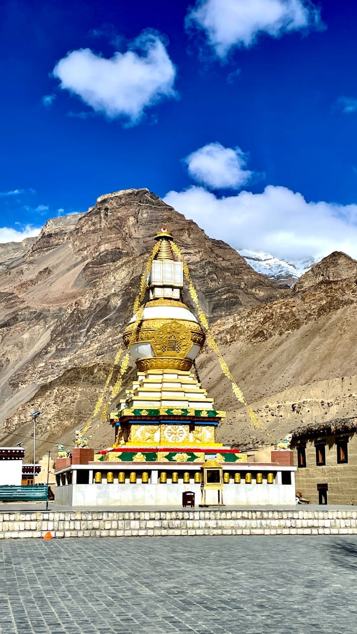 Deep river canyon in Spiti Valley Himachal Pradesh